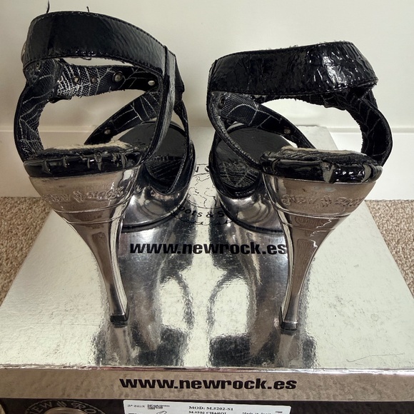 Vintage New Rock Platform Stilettos, Model M.5202-S1, Size EU41 - Picture 7 of 11